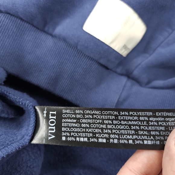 Vuori Sweatshirt Womens Large Blue Restore Oversized Fleece Crew Pullover - Picture 7 of 12